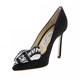 New!!! Jimmy Choo Tagen 100 Suede Black Pumps ❤️